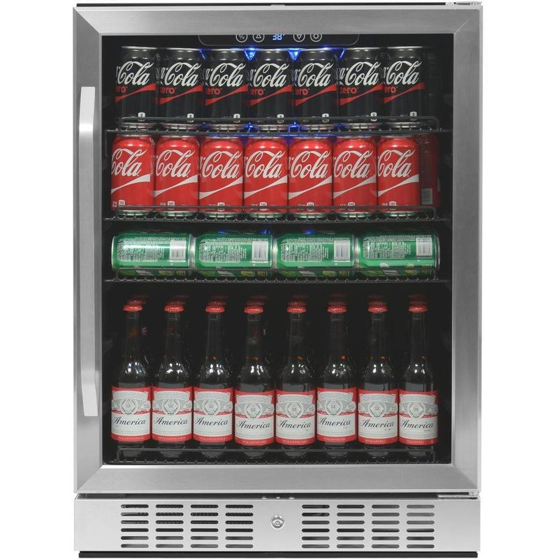 NewAir 24” Built-in 177 Can Stainless Steel Beverage Fridge (ABR-1770)