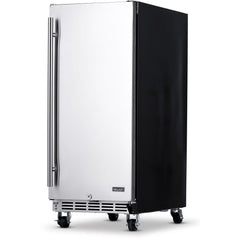 NewAir 15” Built-in 90 Can Outdoor Weatherproof Stainless Steel Beverage Fridge (NOF090SS00)