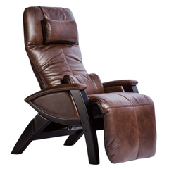 Svago ZGR Plus Chestnut & Black Wood Zero Gravity Recliner (SV395-87-BL)