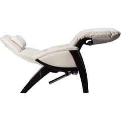 Svago ZGR Plus Snowfall White & Black Wood Zero Gravity Recliner (SV395-32-BL)