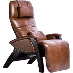 Svago ZGR Plus Cognac & Black Wood Zero Gravity Recliner (SV395-86-BL)