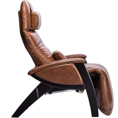 Svago ZGR Plus Cognac & Black Wood Zero Gravity Recliner (SV395-86-BL)